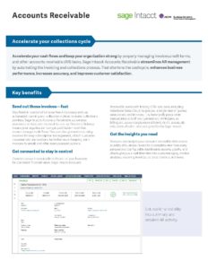 Accounts Receivable Datasheet