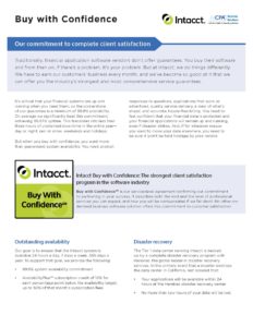 Buy With Confidence Datasheet