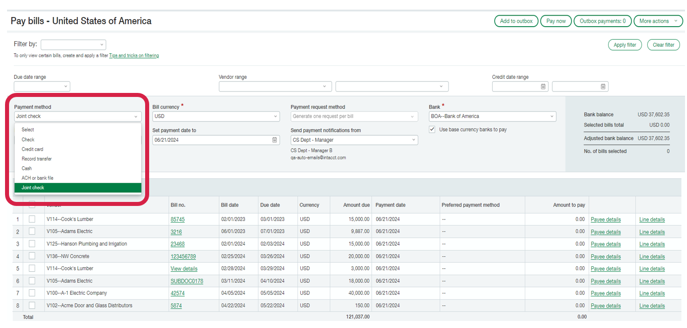 Joint payment processing made easy with Sage Intacct Construction August 2024 Release.