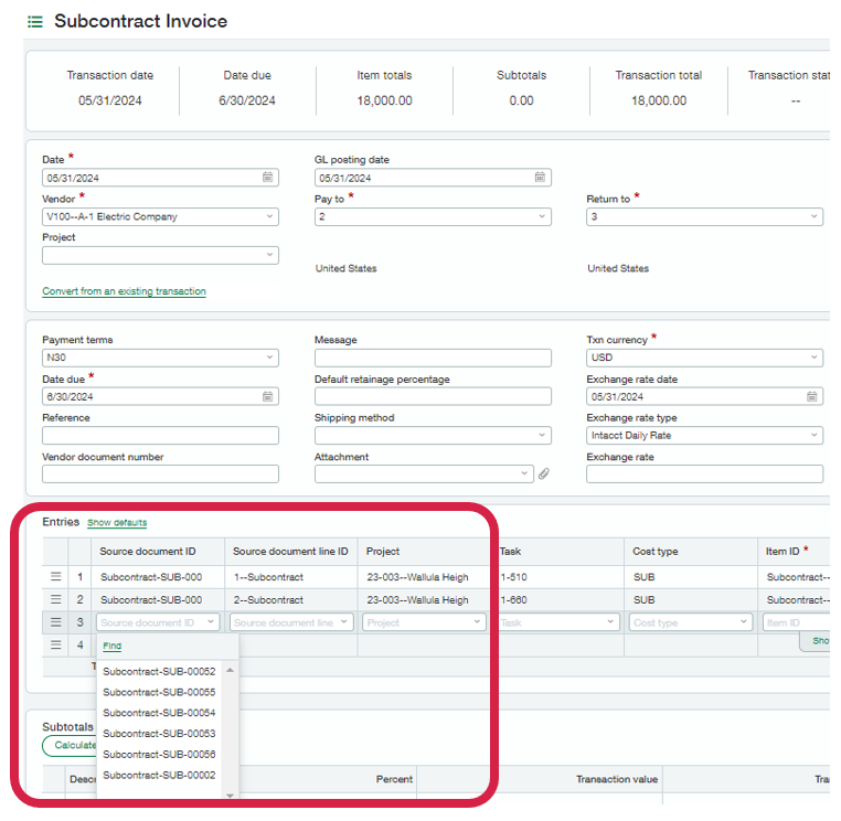 Sage Intacct Construction August 2024 Release simplifies billing with multi-document conversion.