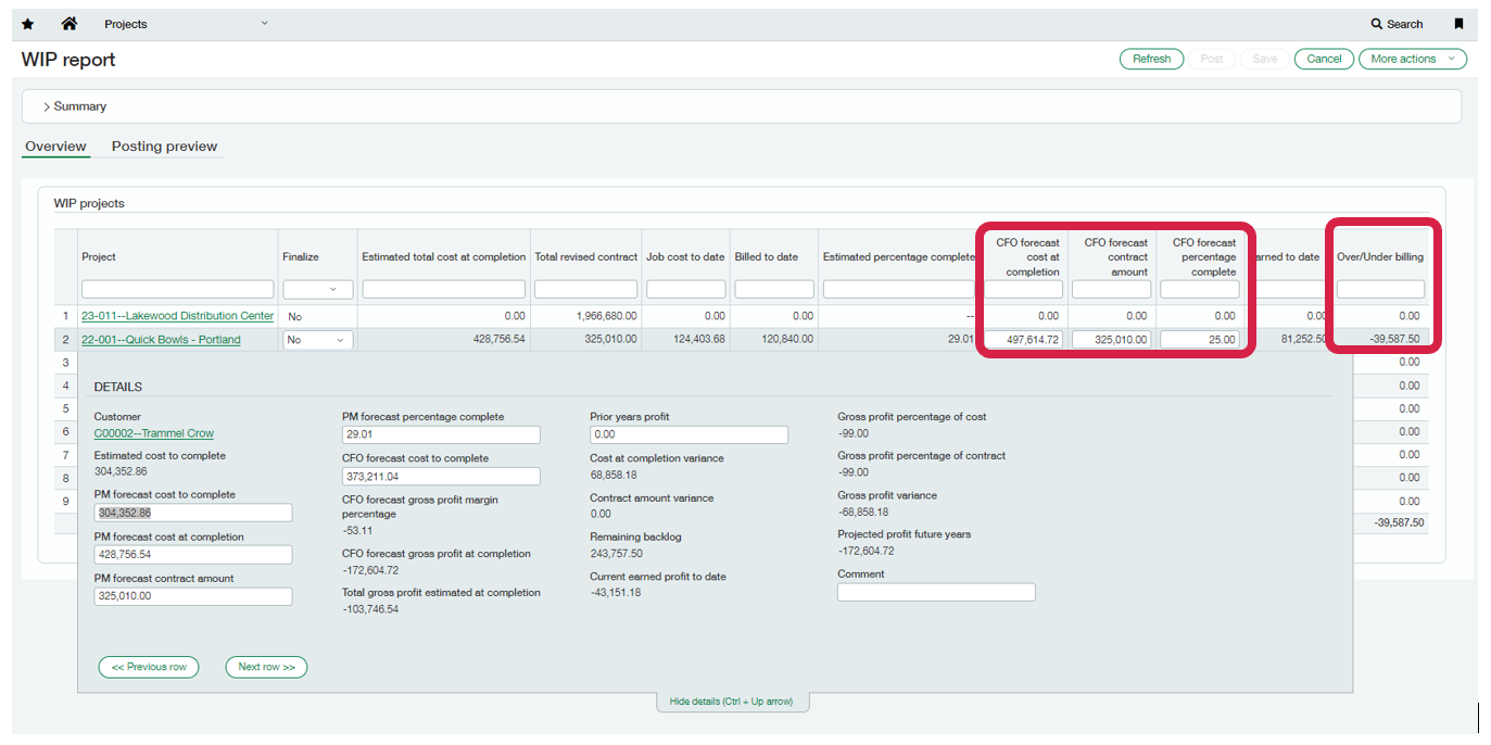 Sage Intacct Construction August 2024 Release streamlines work-in-progress revenue recognition.