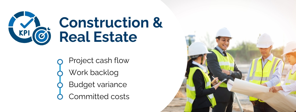 Key performance indicators for construction & real estate